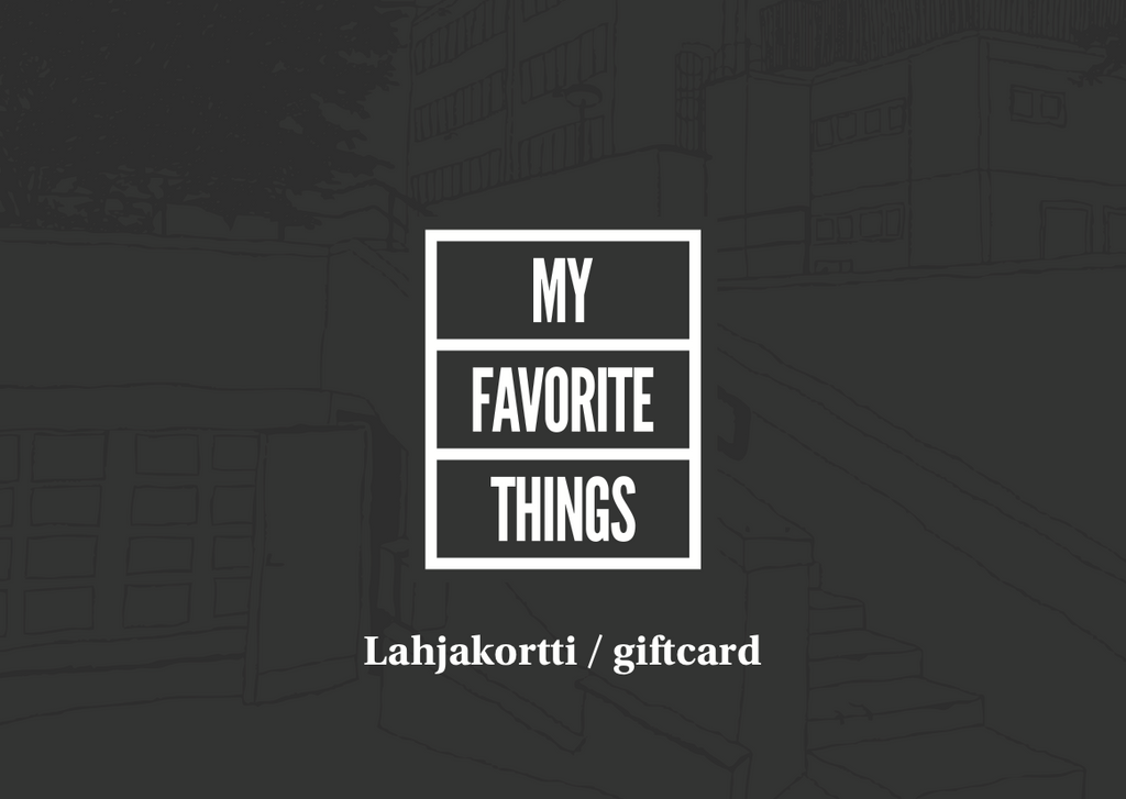 Gift Card - Lahjakortti - My Favorite Things