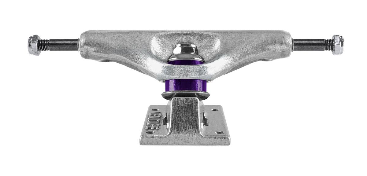 Trucks Skateboard Venture V – 5.2″ – Tout Poli – Légers – Argent – NEUF