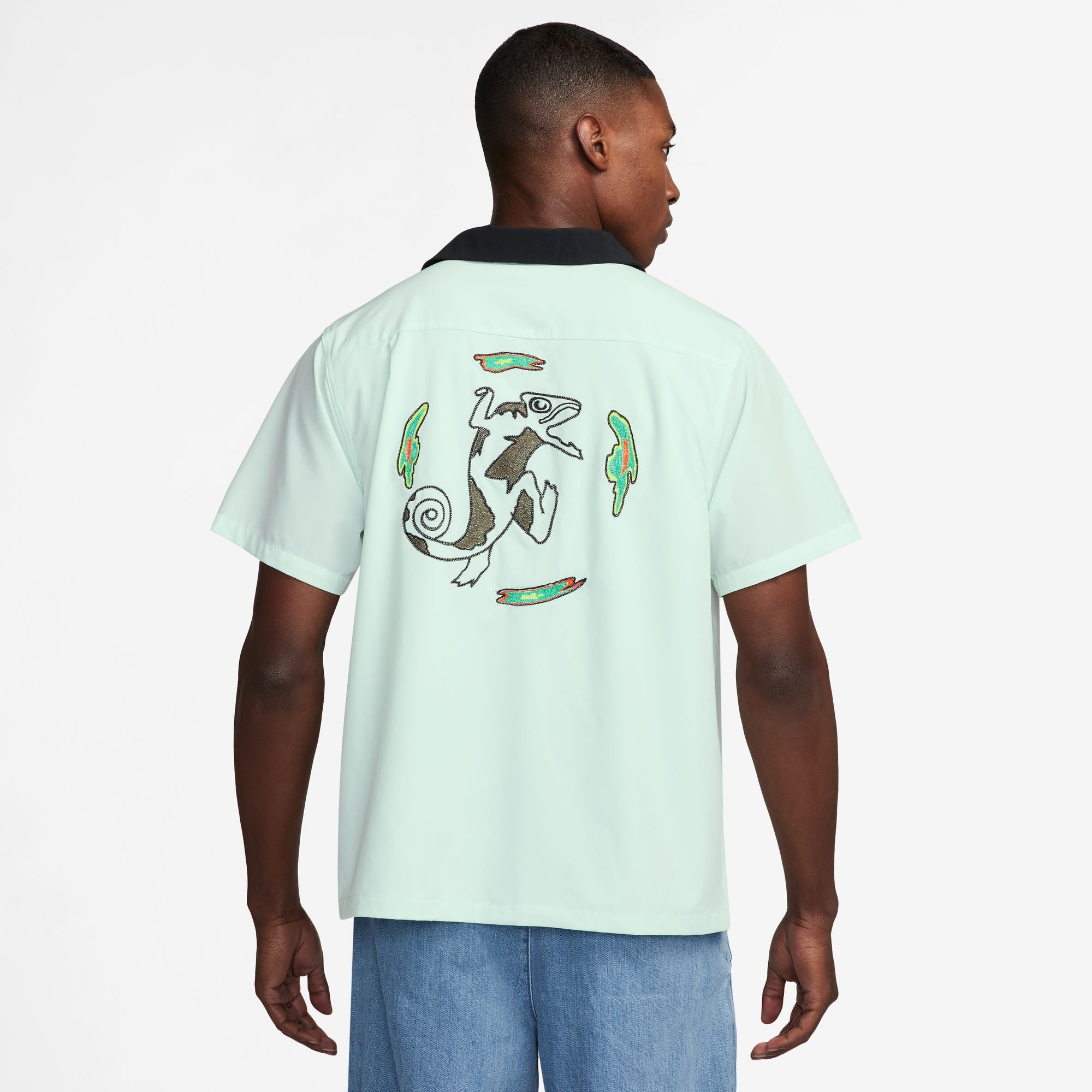 Nike SB Olympic Agnostic Bowling Shirt Barely Green My Favorite Things