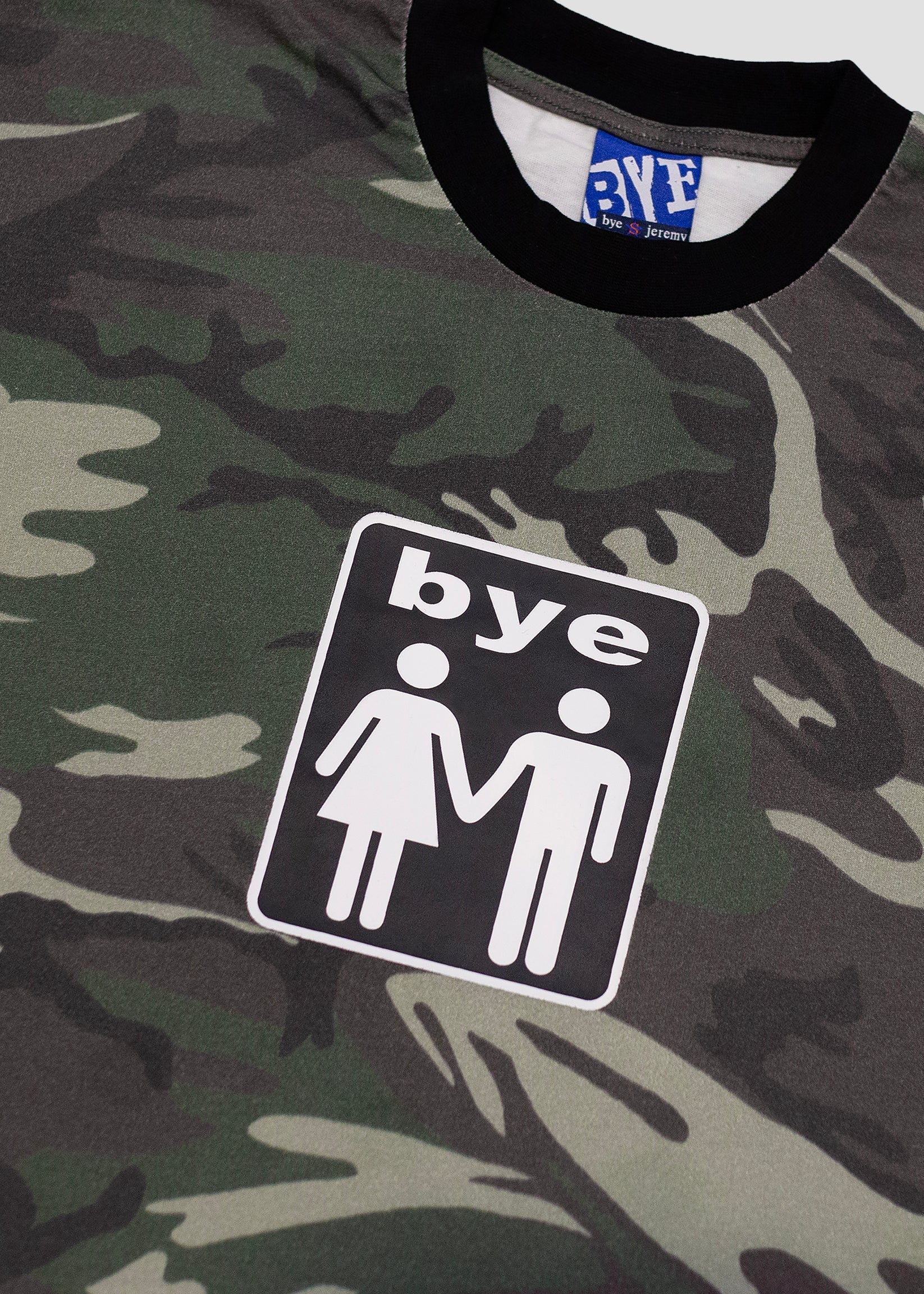 Bye jeremy Couple camo T-shirt tシャツ Bye Jeremy - TEE couple (camo) – MILK STORE