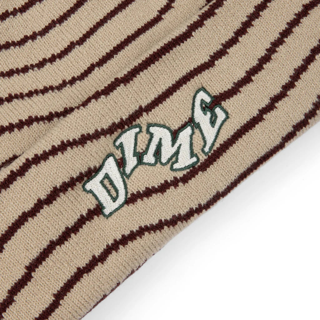 Dime - College Wave Cuff Beanie Tan – My Favorite Things