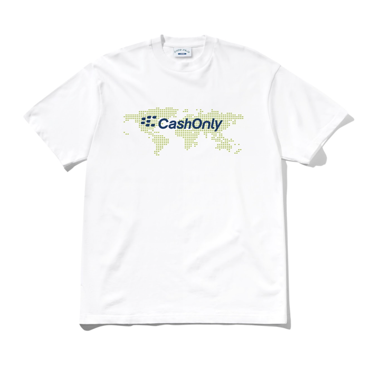 io着用VALLAD CASH DISPENSER TEE WHITE メンズ io着用VALLAD CASH DISPENSER TEE WHITE