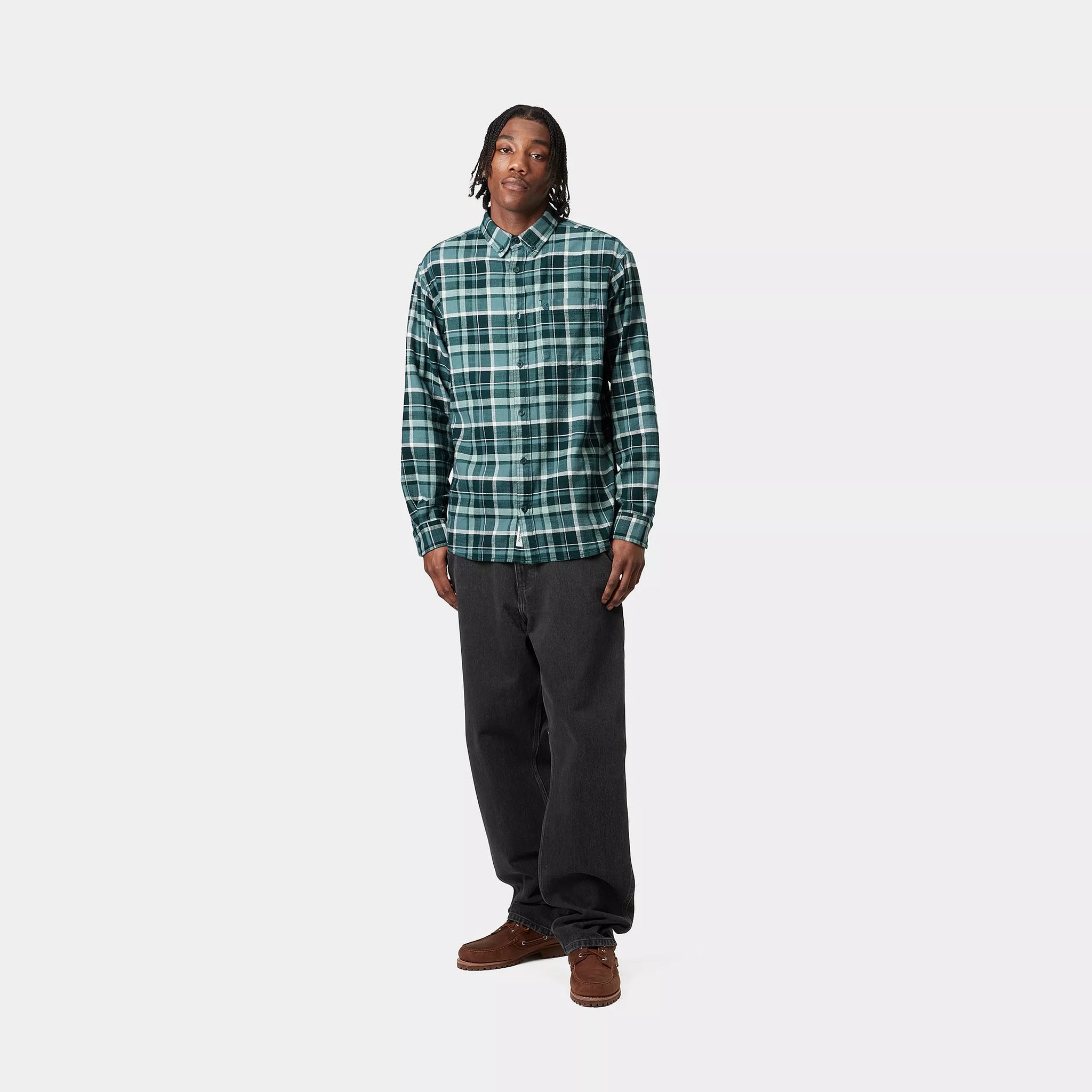 carhartt Single Knee Pant（Stone Washed） Carhartt WIP Single Knee Pant, Park | Official Online Store