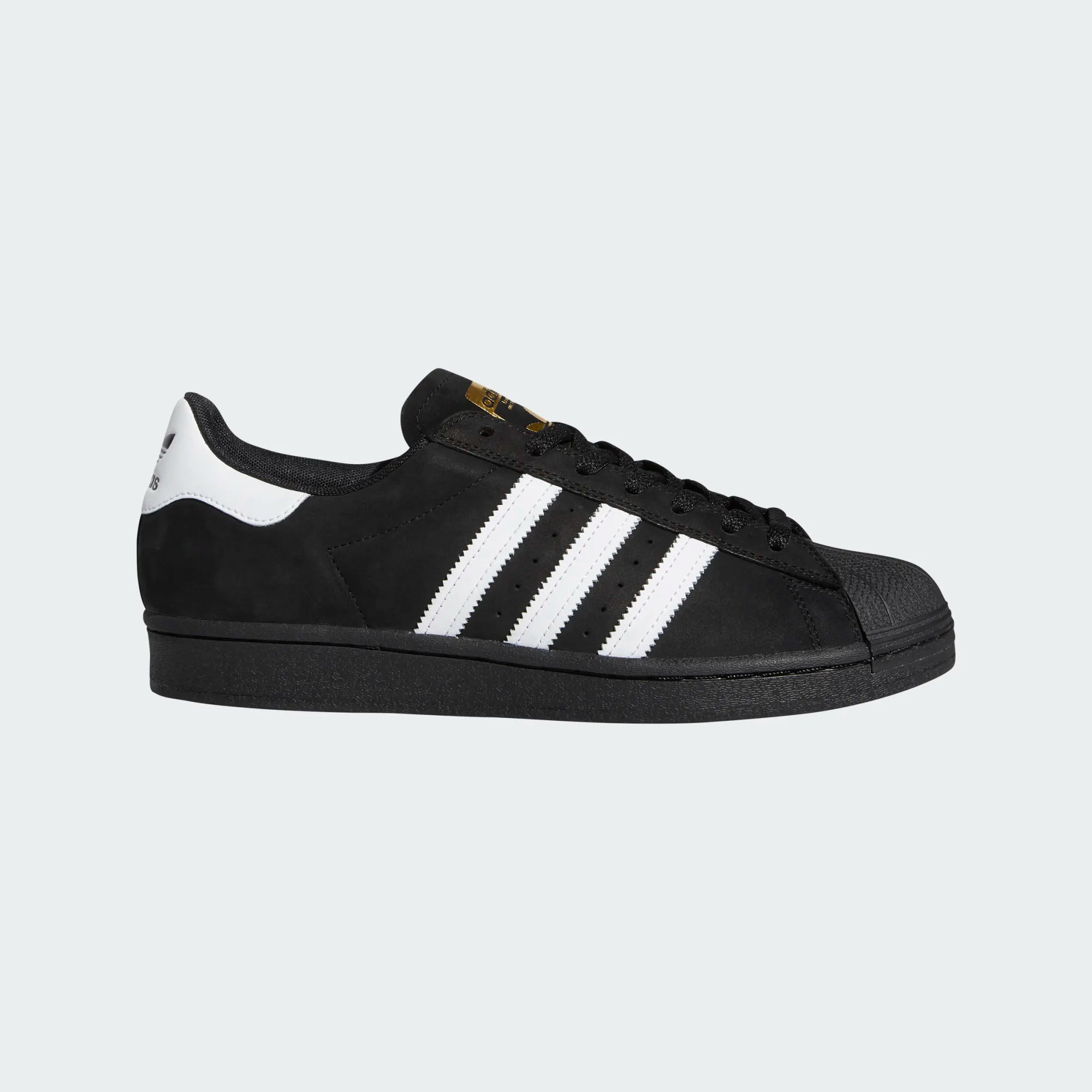 Adidas Superstar ADV Core Black Cloud White Gold Metallic