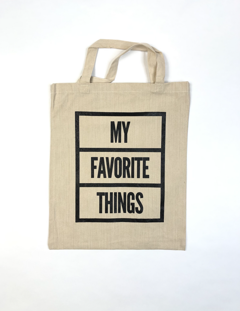 My Favorite Things Tote Bag