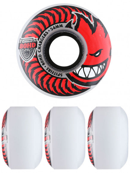 Spitfire 80HD Chargers Classic Clear 54mm, Wheels, Spitfire Wheels, My Favorite Things